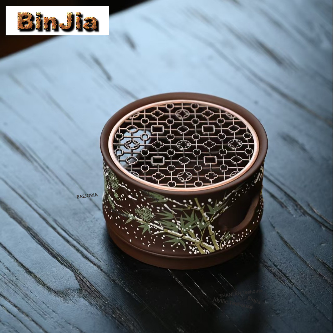 Candle Holder Set - Подставка-нагреватель для чайника из исинской глины