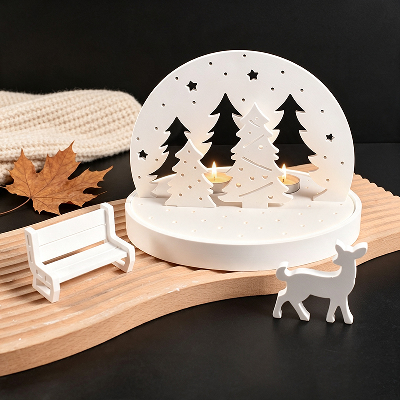Candle Holder Set - Силиконовые формы для подсвечников в виде