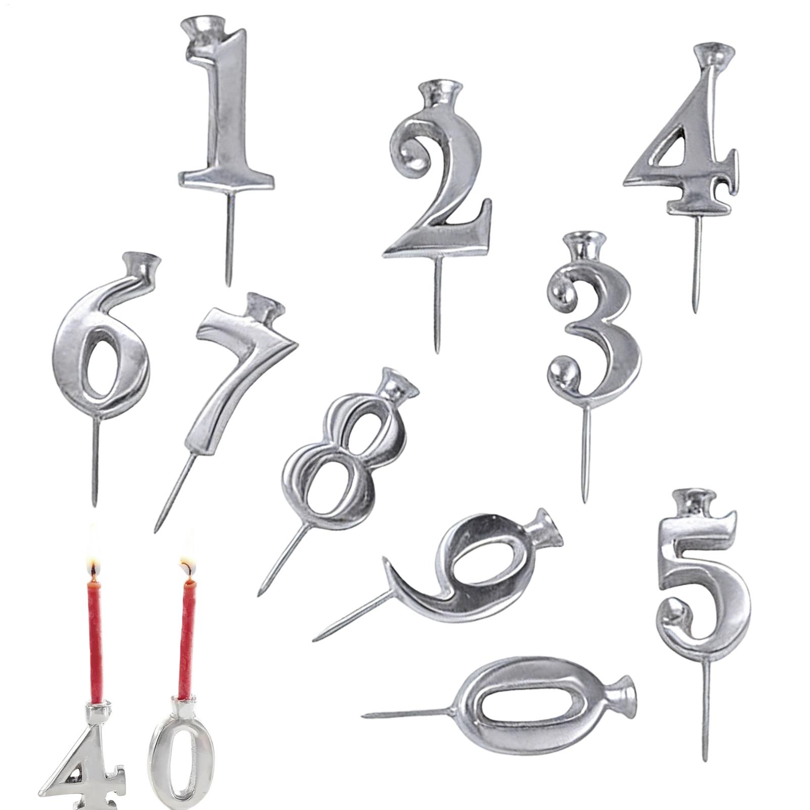 Candle Holder Set - Многоразовый набор подсвечников для торта, украшения