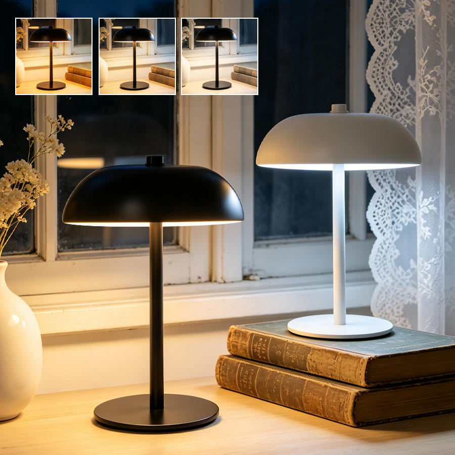 Mushroom Table Lamp - Беспроводная настольная лампа в форме гриба,