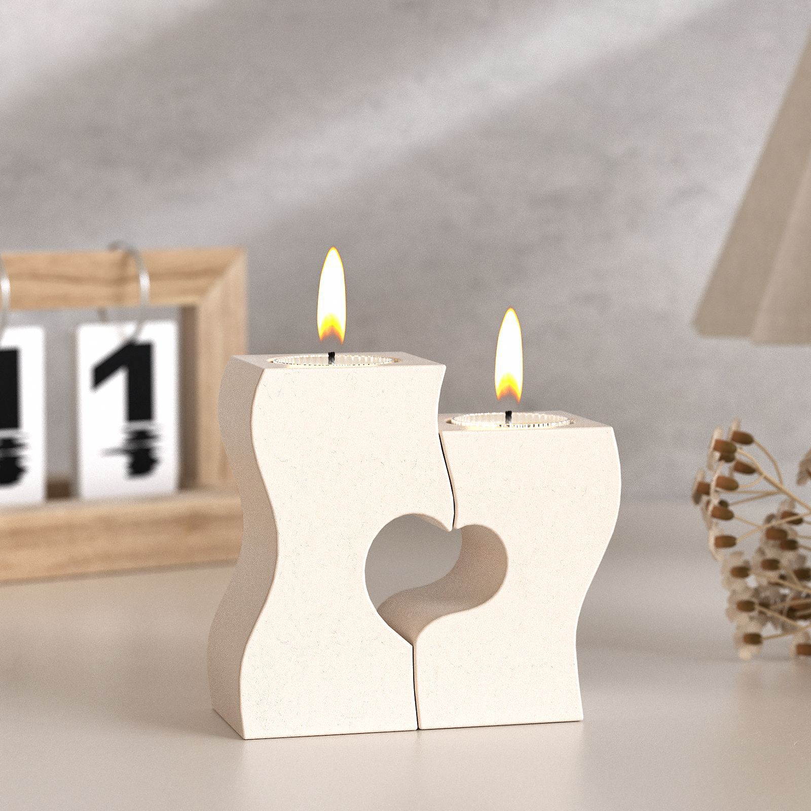 Candle Holder Set - S сердце подсвечник силиконовые формы DIY