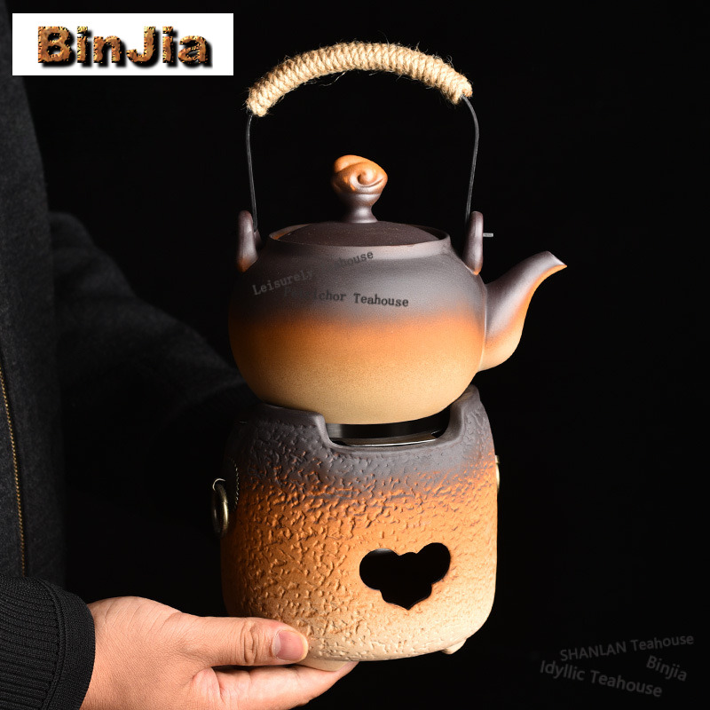 Candle Holder Set - Нагреватель для чайника из грубой керамики