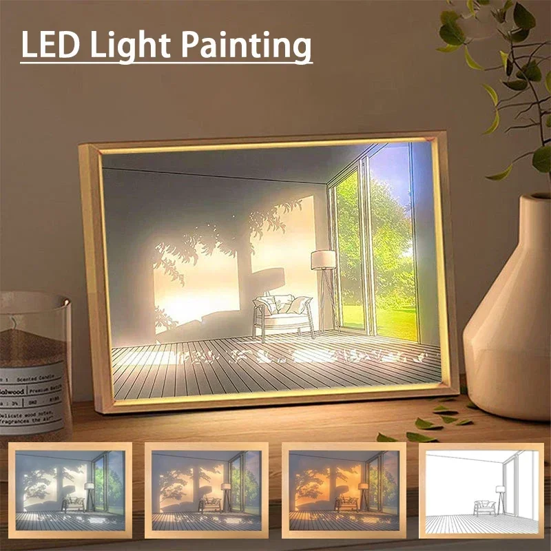Lighting Room Decor Photo - Декоративный светодиодный светильник для рисования, USB-разъем,
