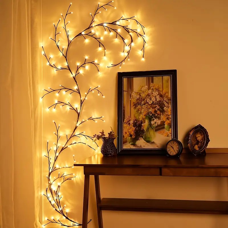 Wall Decor Lighting Tree - 144 светодиода, гирлянда, ветка дерева, лампа