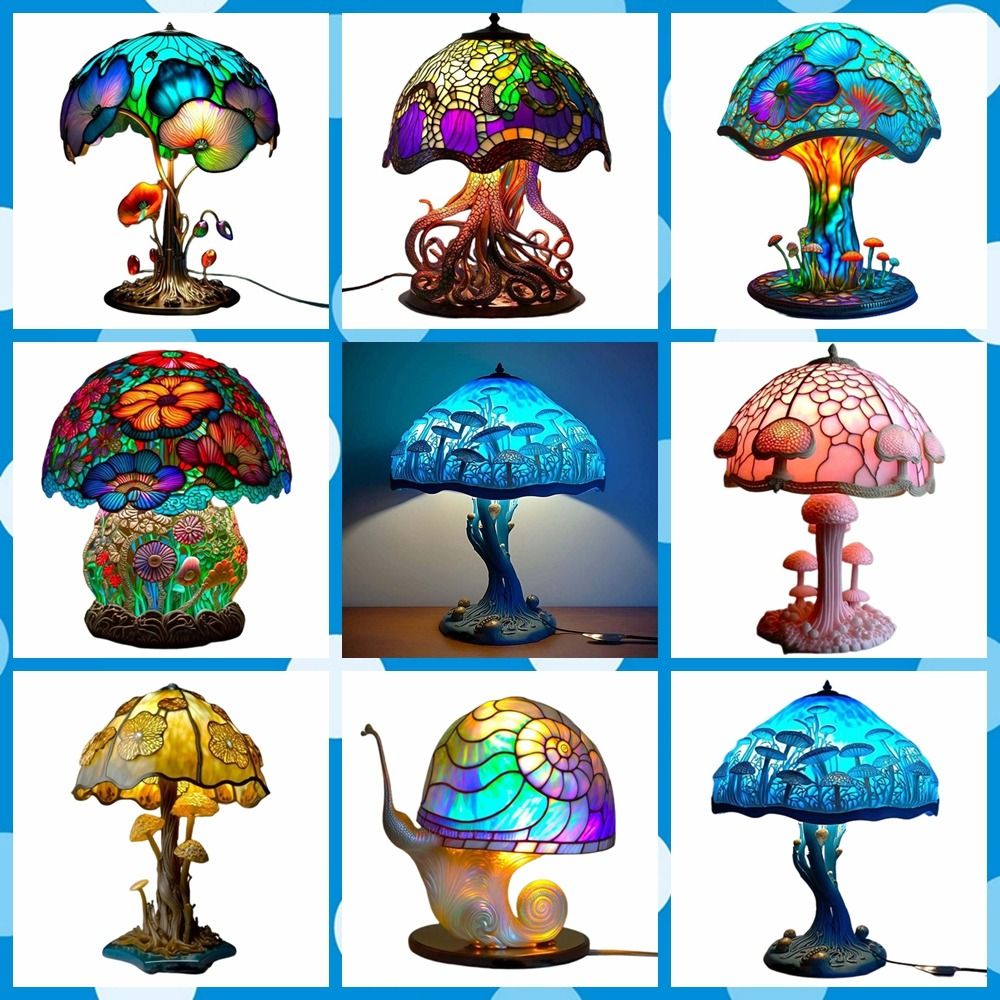 Mushroom Table Lamp - Высококачественная настольная лампа с эстетичным дизайном,