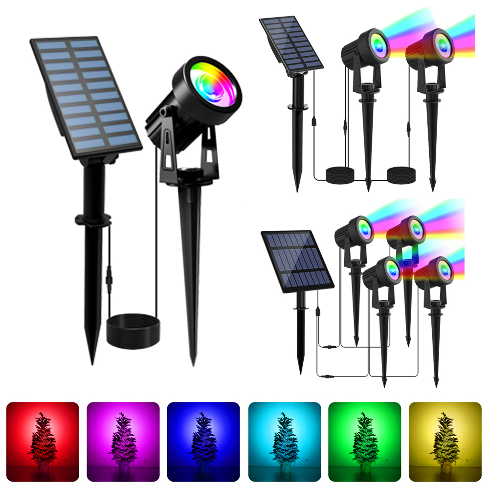 Lighting Decor Sunrise - 1/2/4 фонари RGB солнечный светодиодный светильник