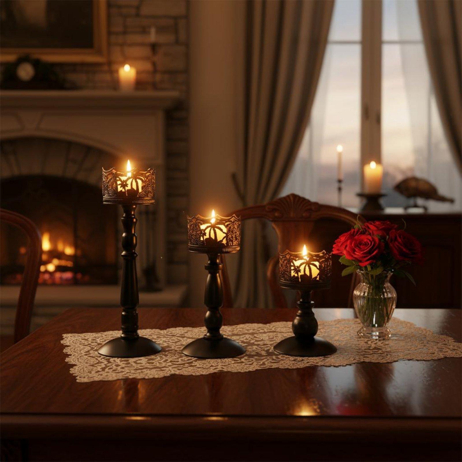 Элегантный металлический подсв – обзор и цена Candle Holder Set