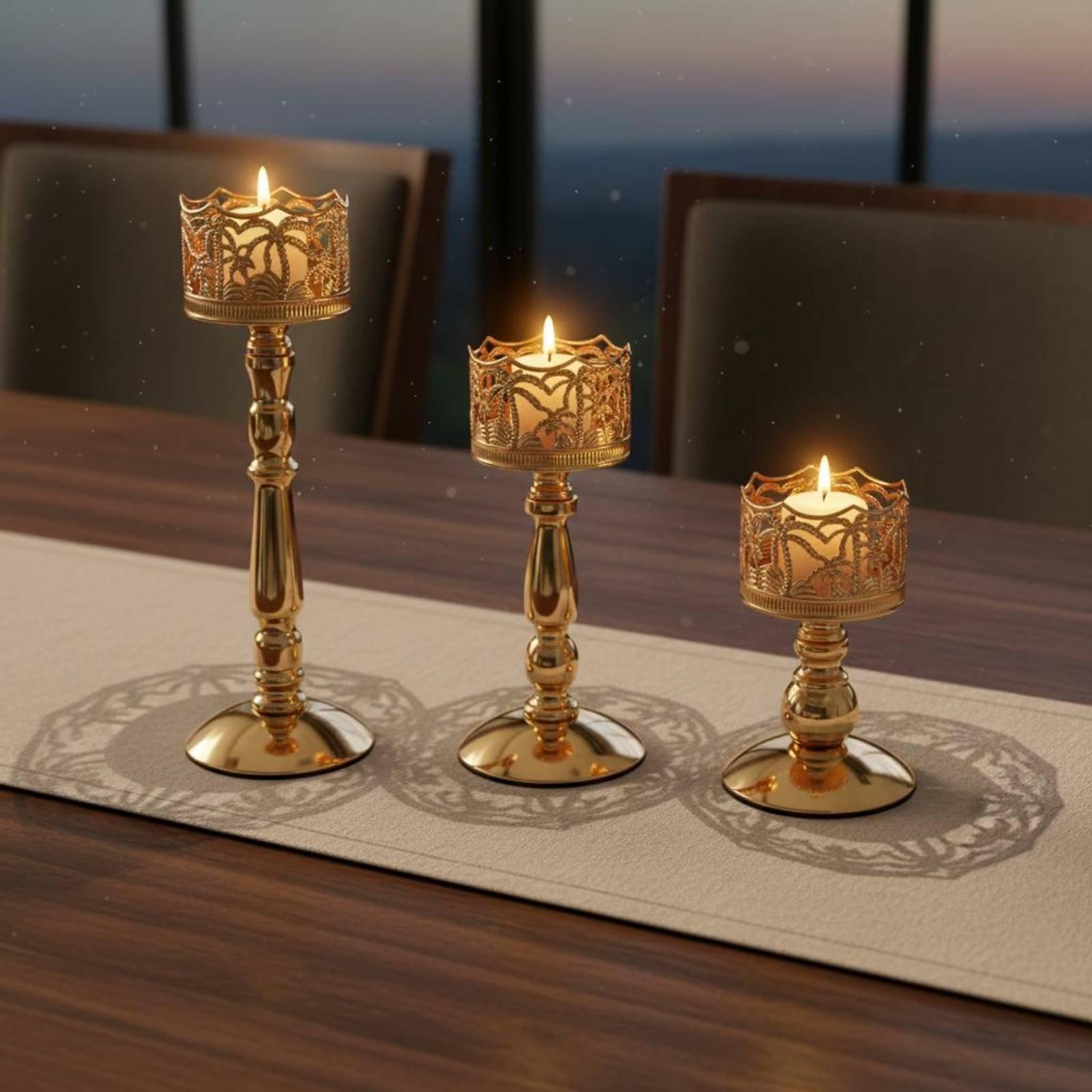 Элегантный металлический подсв – обзор и цена Candle Holder Set