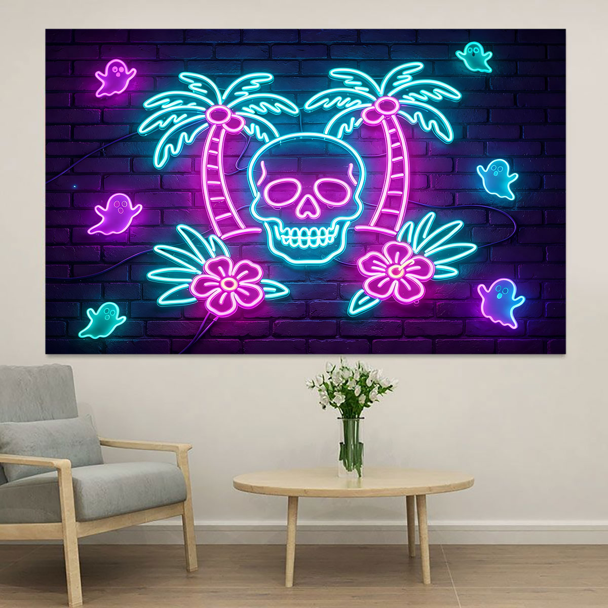 Неоновая светящаяся наклейка н – обзор и цена Wall Decor Lighting Tree