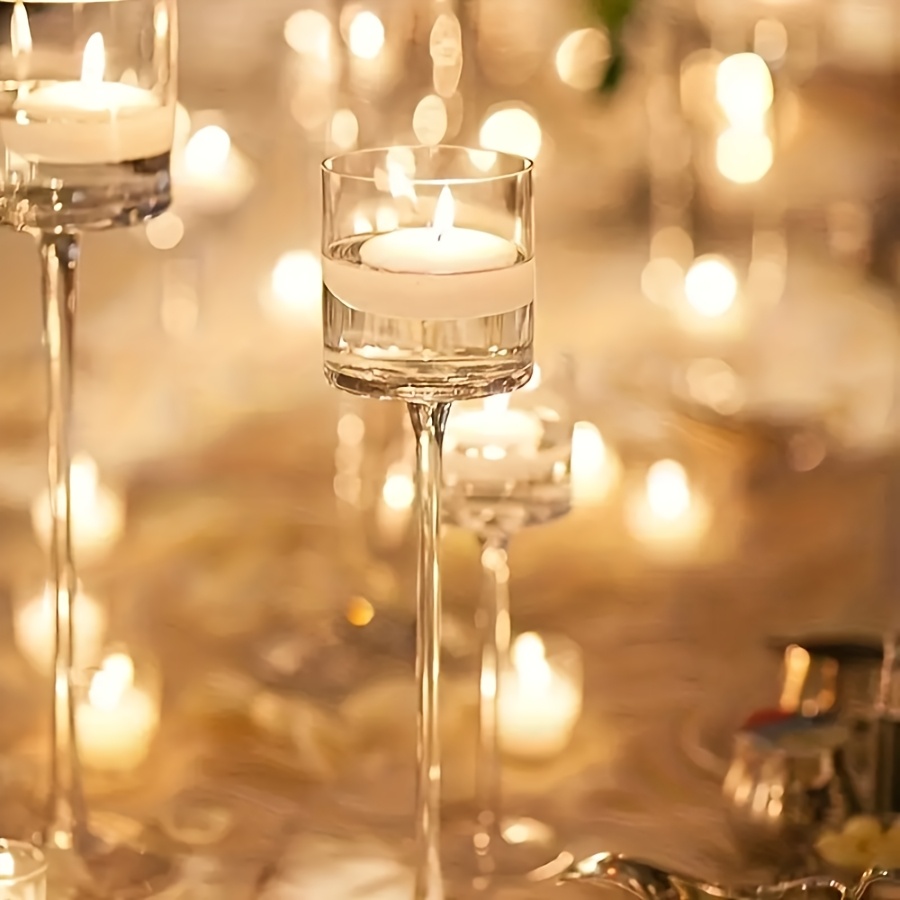 3 шт., набор прозрачных стекля – обзор и цена Candle Holder Set