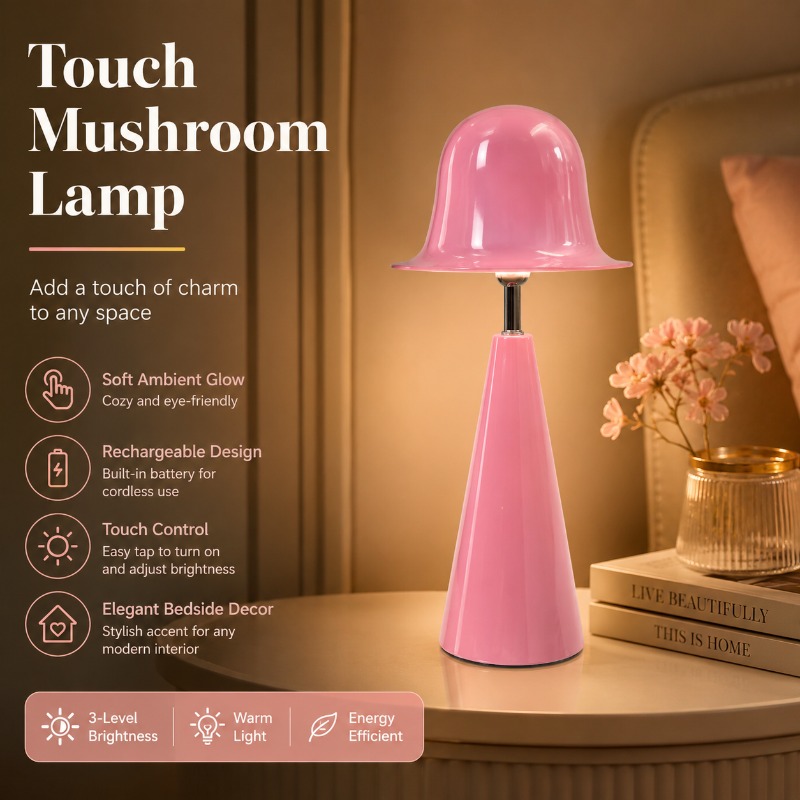 Современная креативная настоль – обзор и цена Mushroom Table Lamp