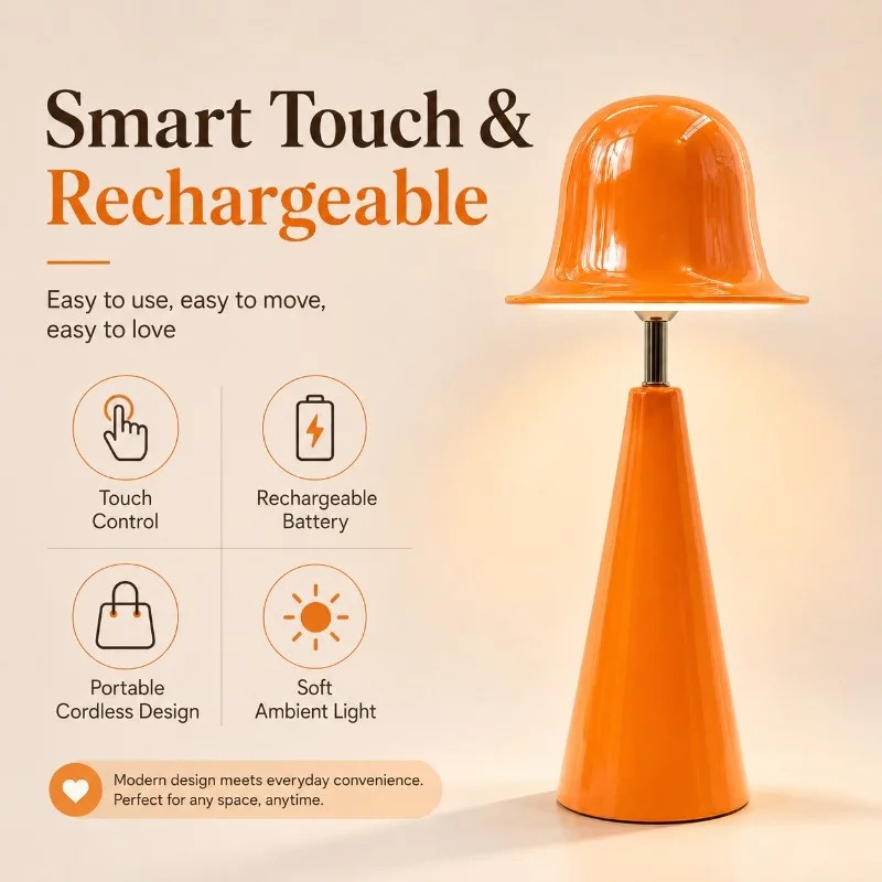 Современная креативная настоль – обзор и цена Mushroom Table Lamp