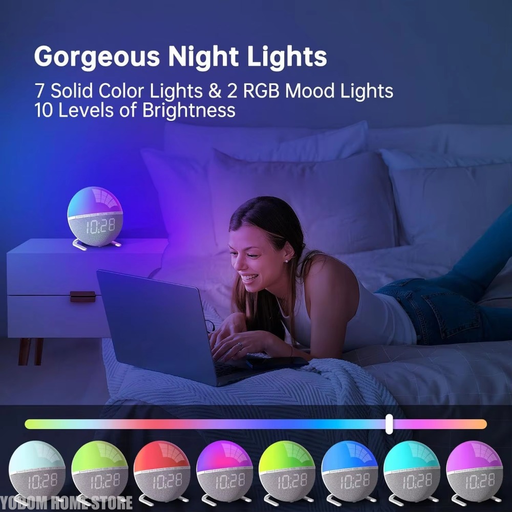 Будильник с функцией имитации  – обзор и цена Lighting Decor Sunrise