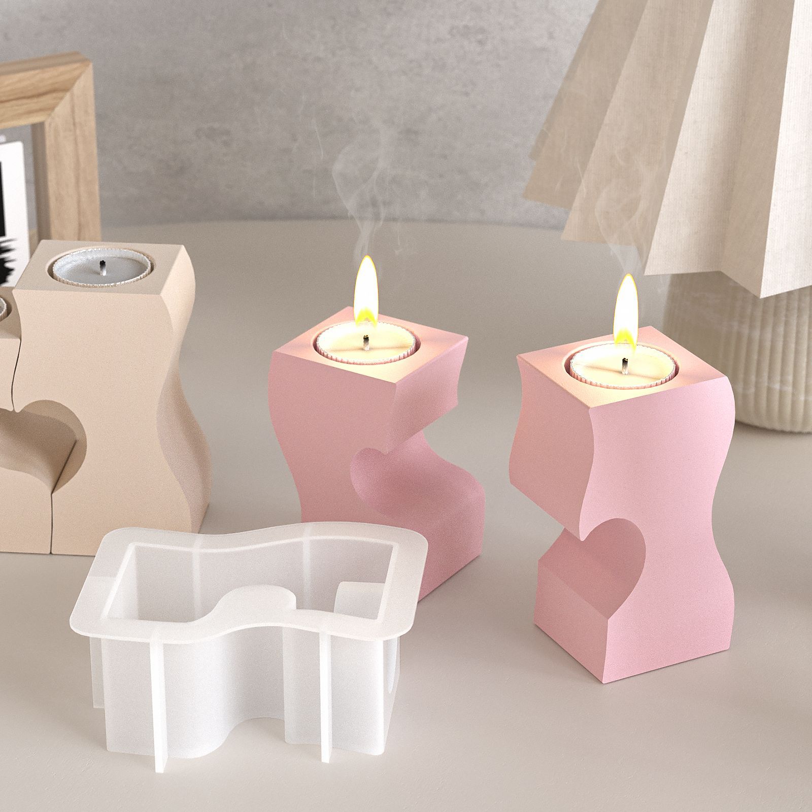 S сердце подсвечник силиконовы – обзор и цена Candle Holder Set