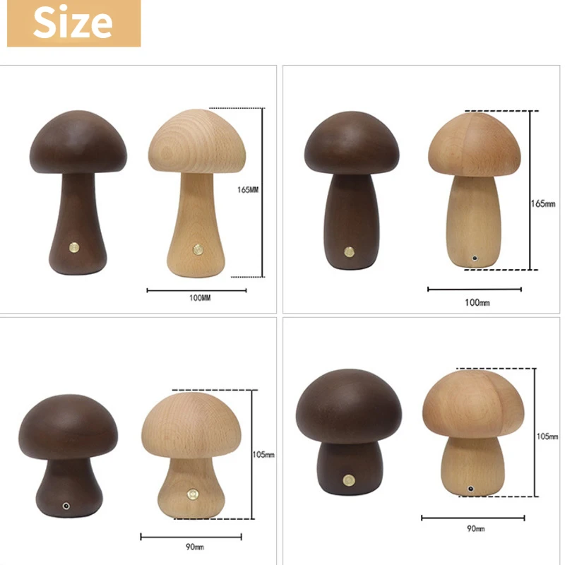 Милый грибной светодиодный ноч – обзор и цена Mushroom Table Lamp