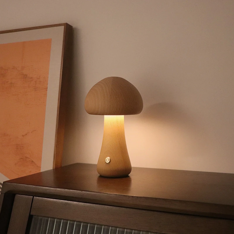 Милый грибной светодиодный ноч – обзор и цена Mushroom Table Lamp
