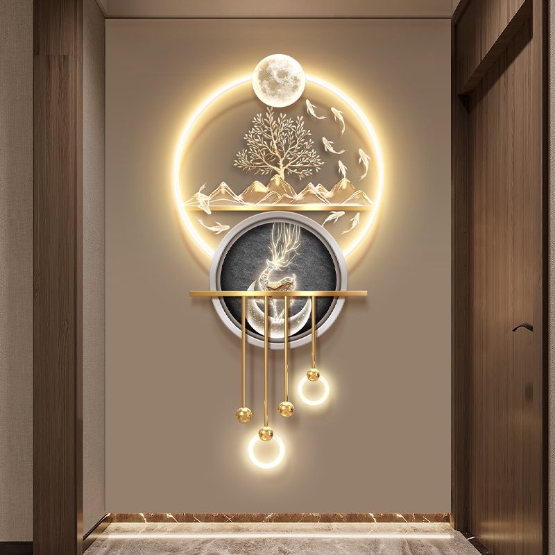 nq- Декоративная картина «Дене – обзор и цена Wall Decor Lighting Tree