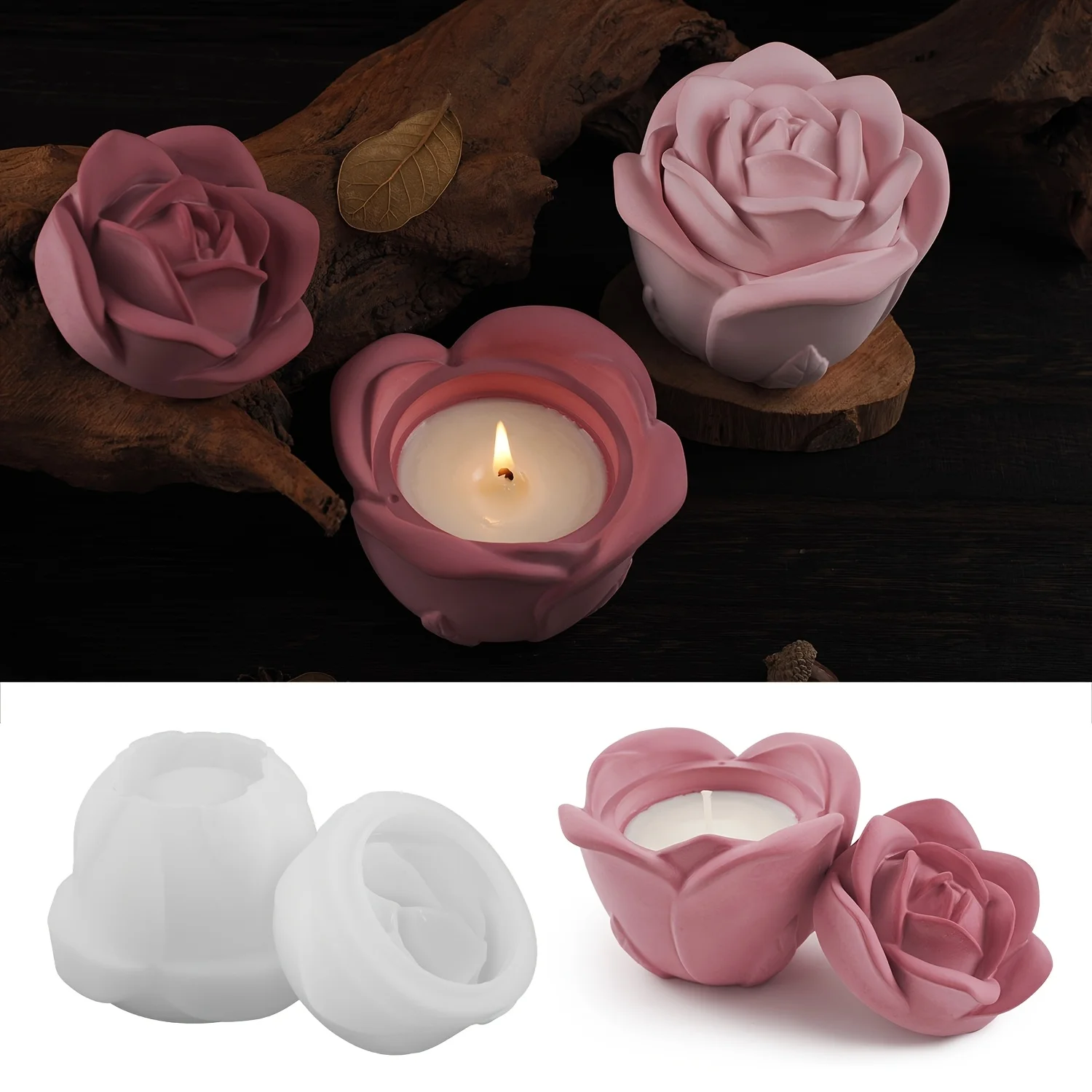 Набор из 2 предметов, силиконо – обзор и цена Candle Holder Set