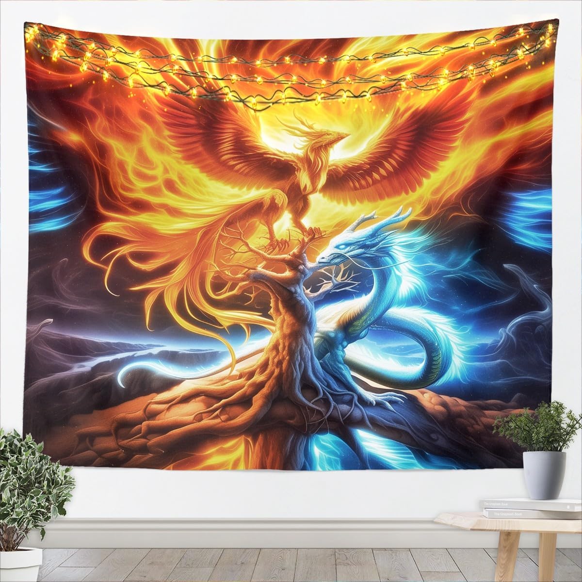 Роскошный гобелен с мистически – обзор и цена Wall Decor Lighting Tree