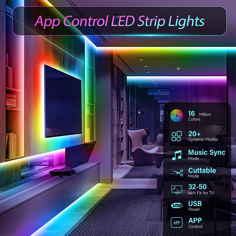 USB RGB LED-лента SMD3535 с уп – обзор и цена Lighting Decor For Diwali