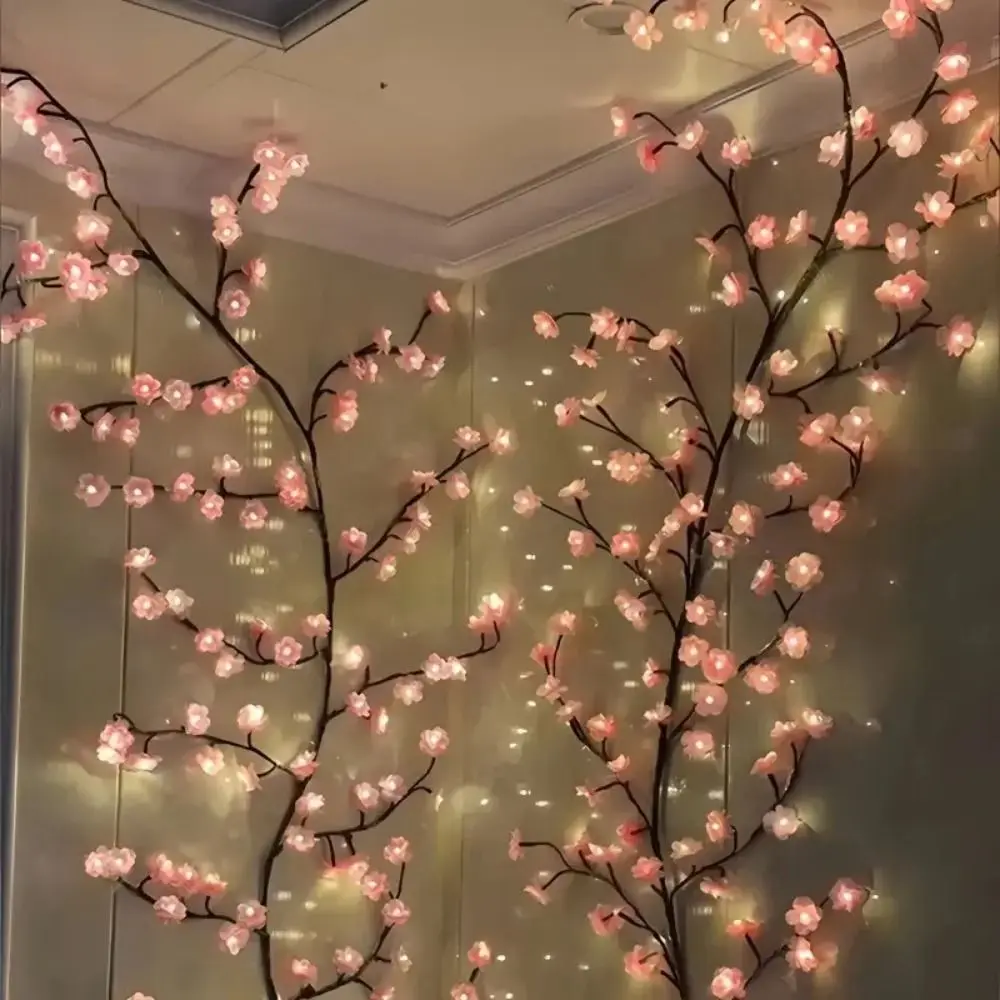 Вишневый цвет, ива, виноградна – обзор и цена Wall Decor Lighting Tree