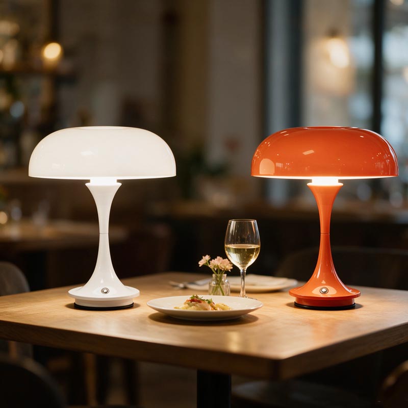 Ретро-лампа в форме гриба, пер – обзор и цена Mushroom Table Lamp