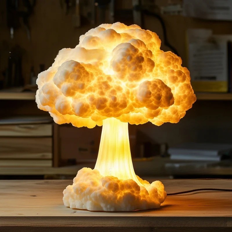 Настольная лампа «Атомный гриб – обзор и цена Mushroom Table Lamp