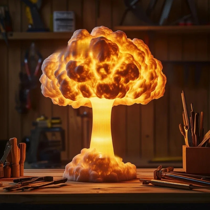 Настольная лампа «Атомный гриб – обзор и цена Mushroom Table Lamp