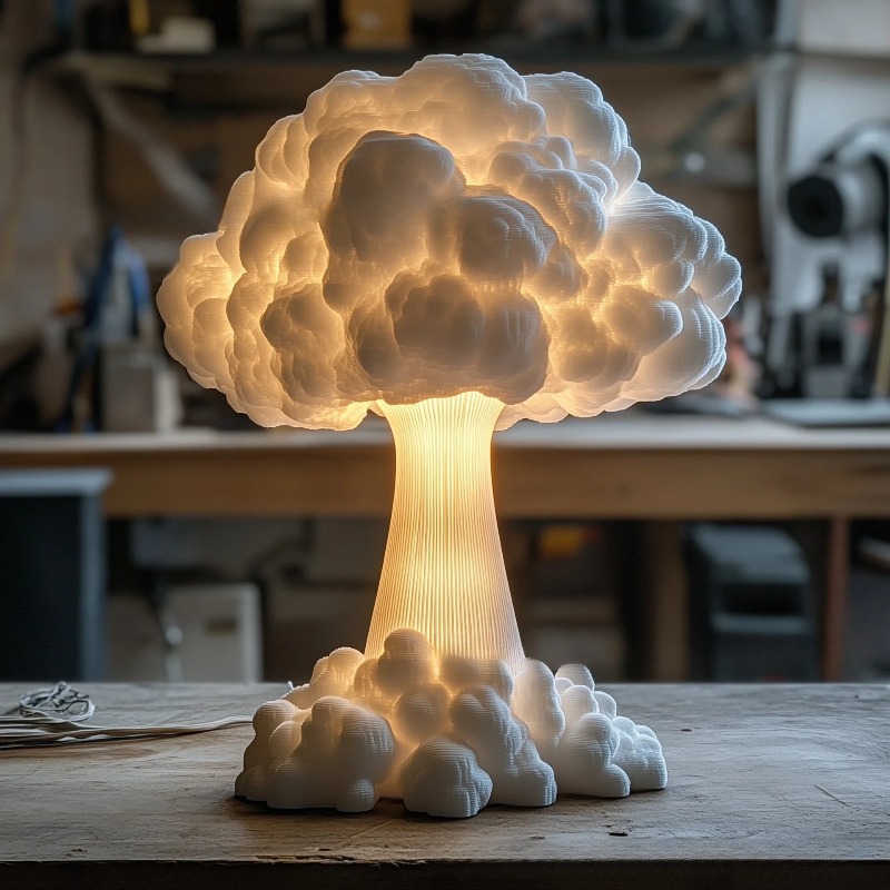 Настольная лампа «Атомный гриб – обзор и цена Mushroom Table Lamp