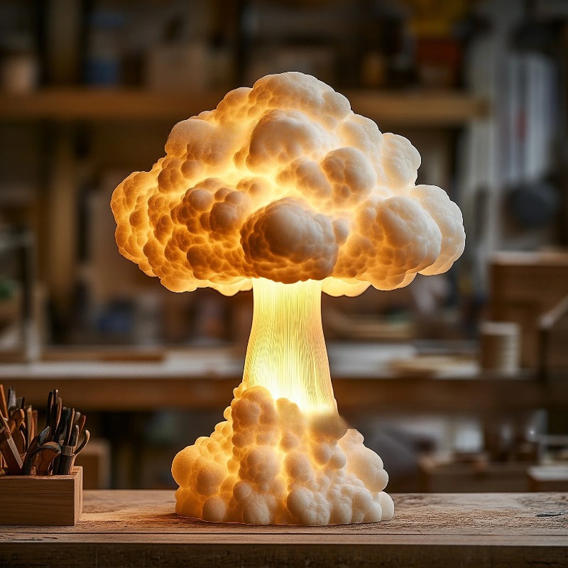 Настольная лампа «Атомный гриб – обзор и цена Mushroom Table Lamp