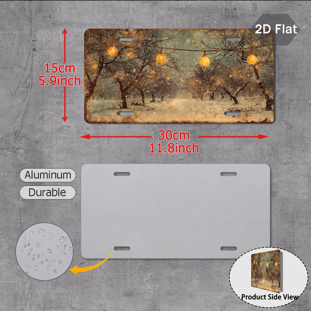 2D плоская печатная зимняя све – обзор и цена Wall Decor Lighting Tree